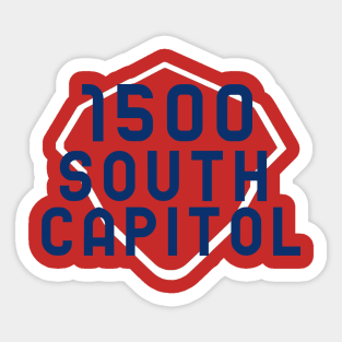 1500 South Capitol Outline Sticker